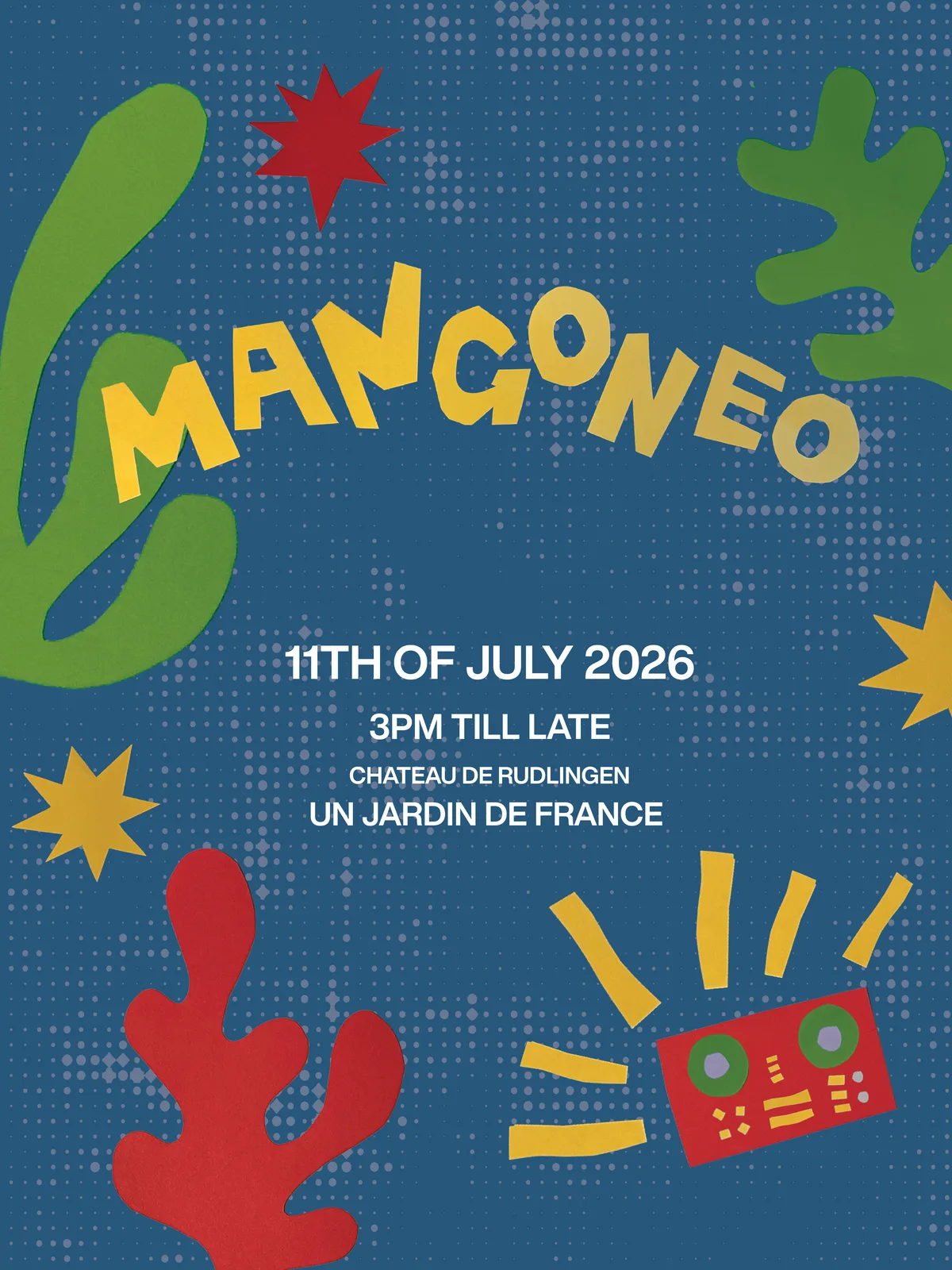Mangoneo au Château — Sat 11 July 2026, Un Jardin de France, Sierck-les-Bains